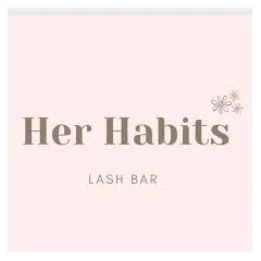 logo Her Habits Lash Bar